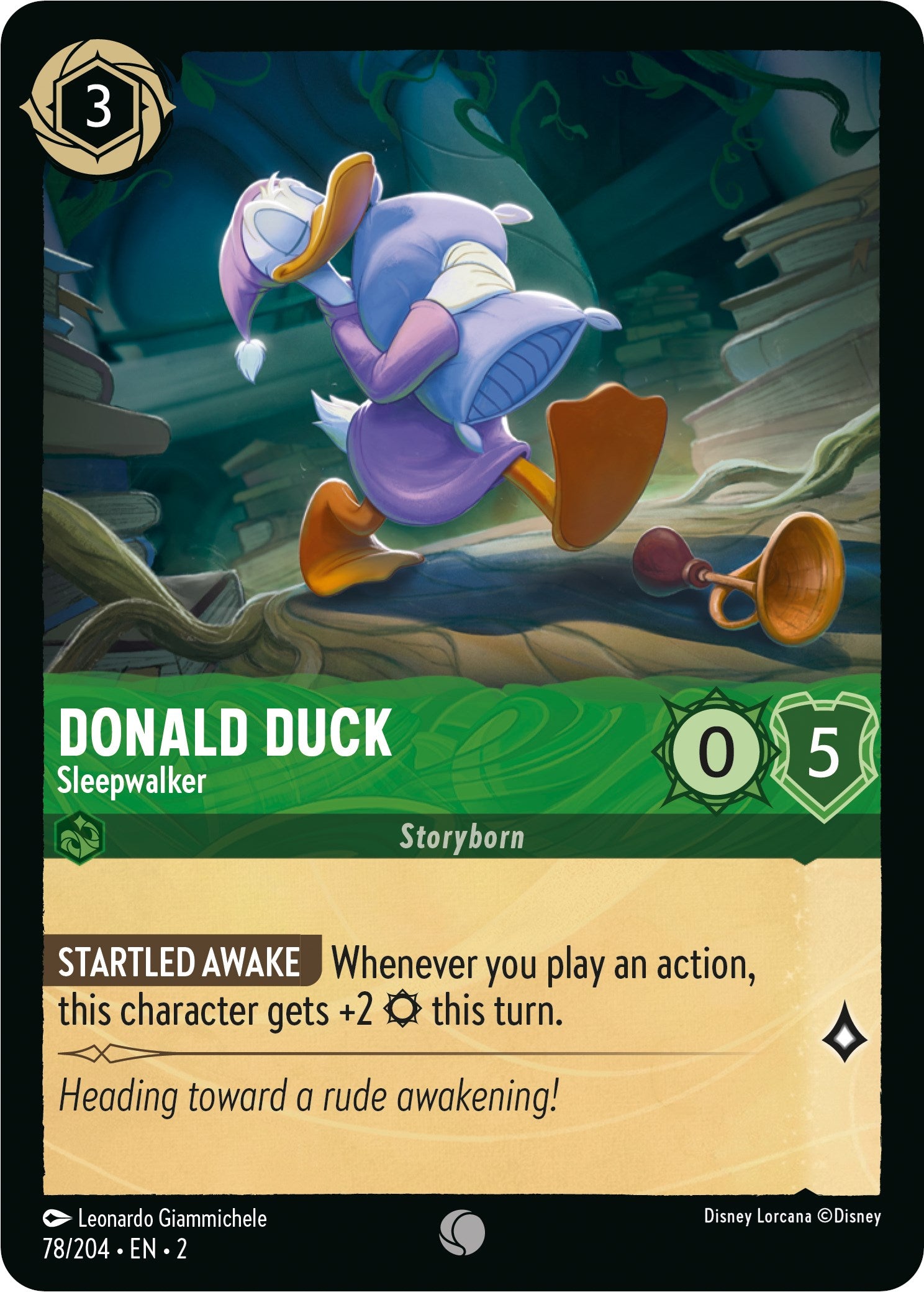 Donald Duck - Sleepwalker (78/204) [Rise of the Floodborn] | Game Master's Emporium (The New GME)