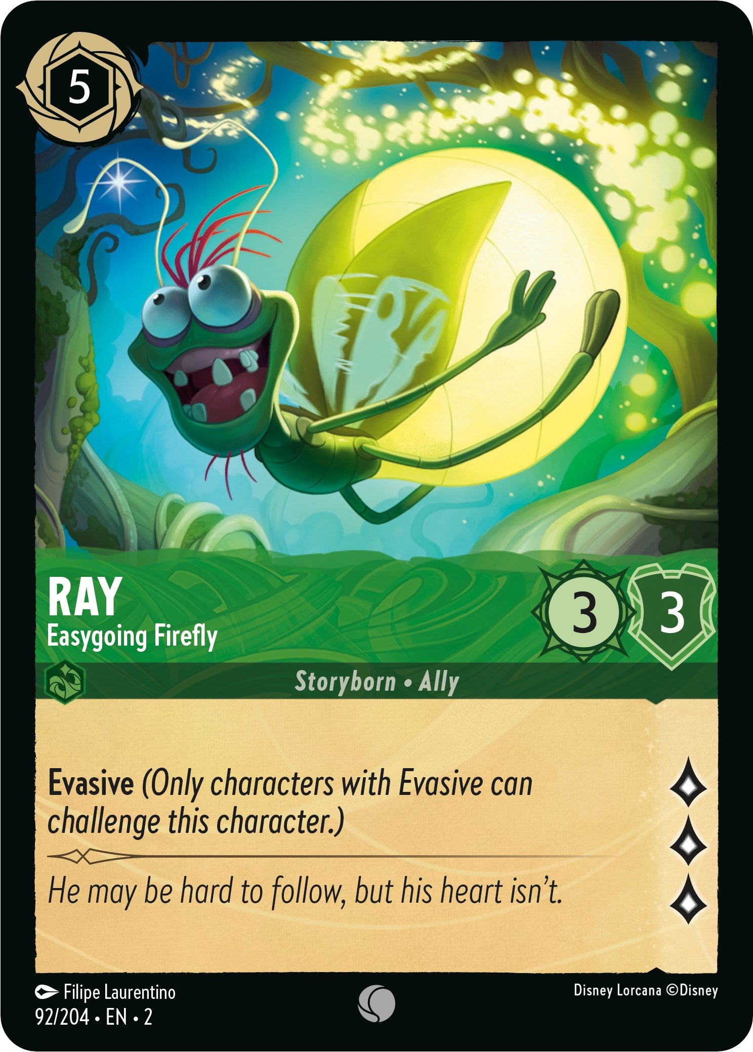 Ray - Easygoing Firefly (92/204) [Rise of the Floodborn] | Game Master's Emporium (The New GME)