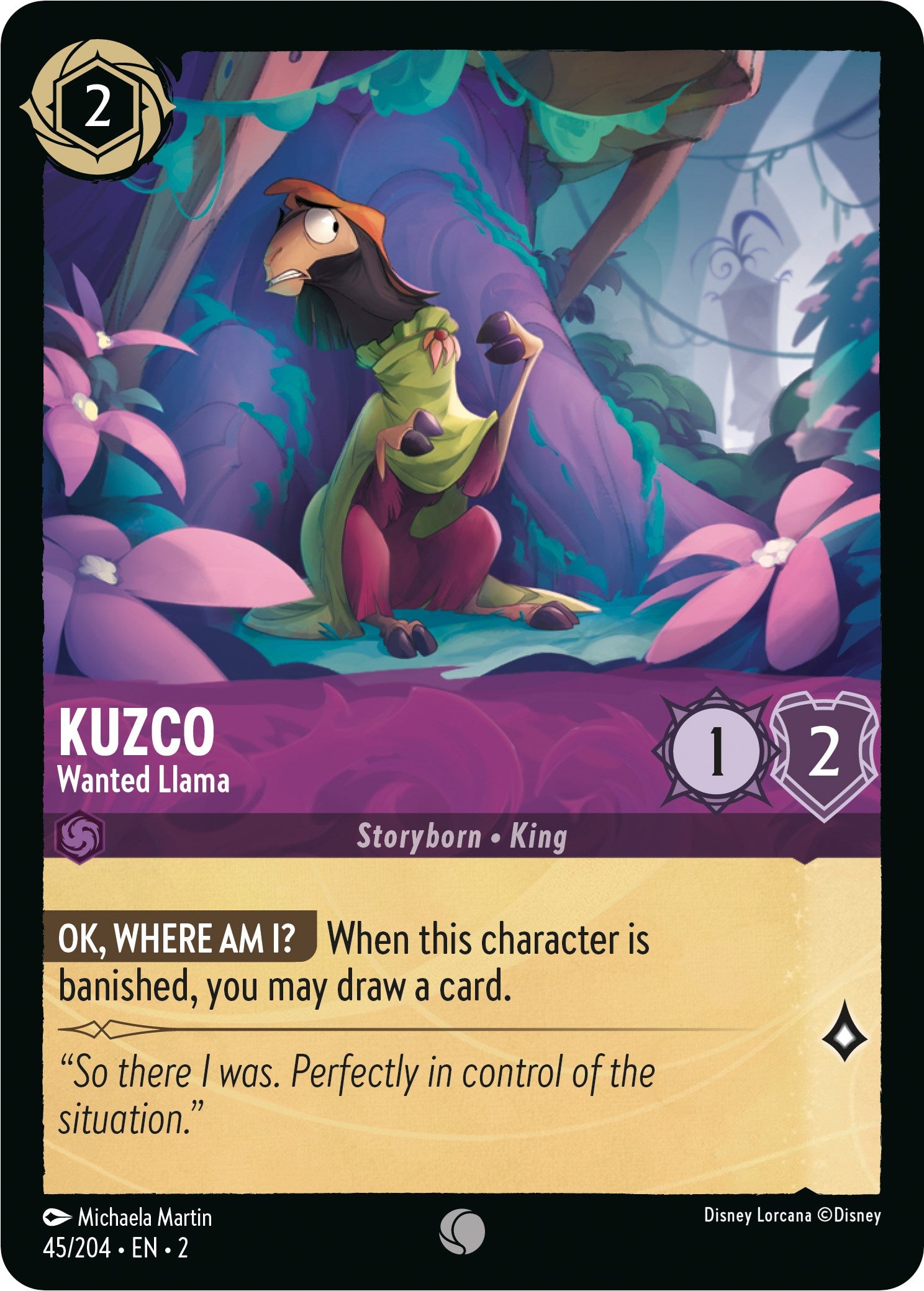 Kuzco - Wanted Llama (45/204) [Rise of the Floodborn] | Game Master's Emporium (The New GME)
