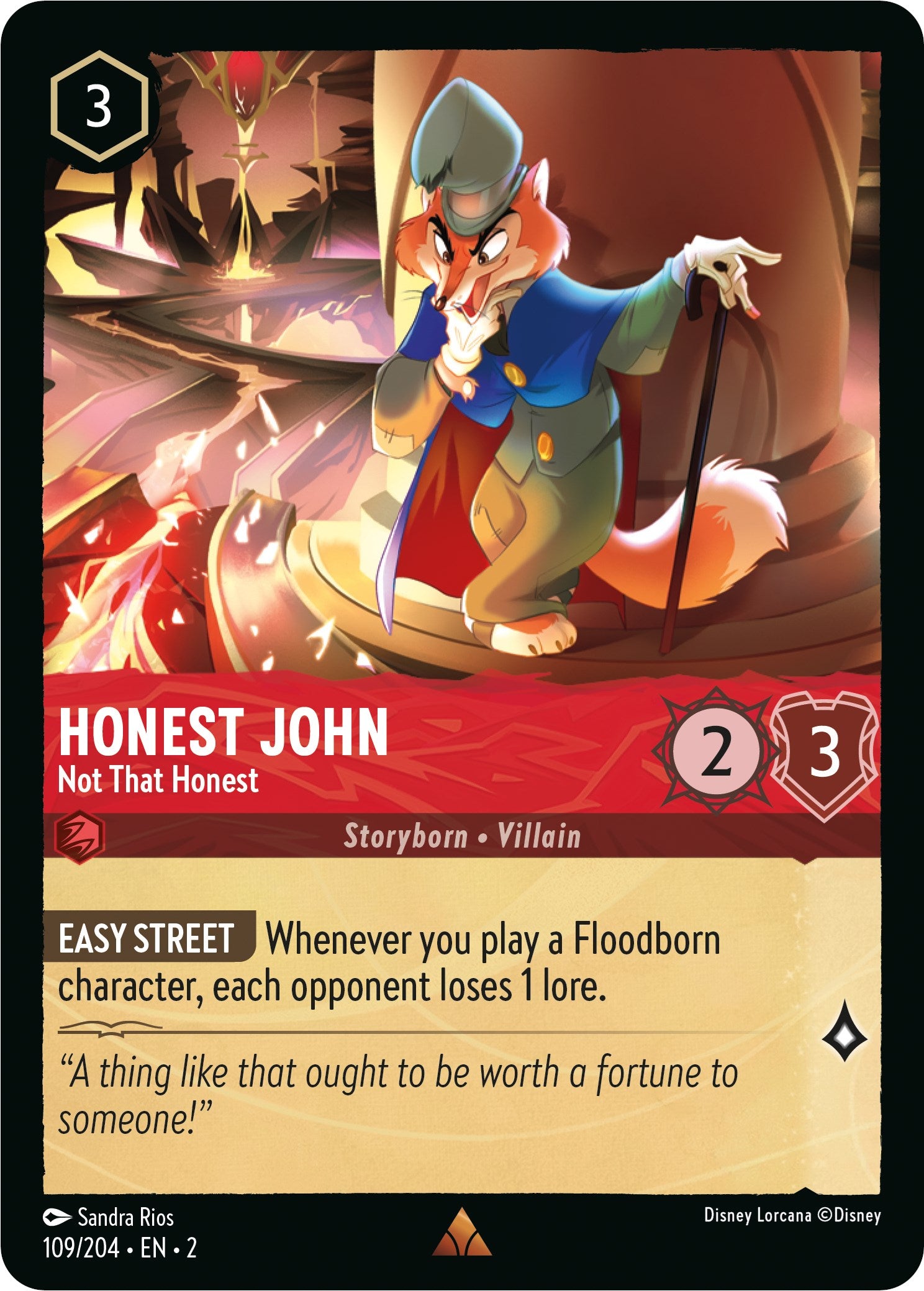 Honest John - Not That Honest (109/204) [Rise of the Floodborn] | Game Master's Emporium (The New GME)