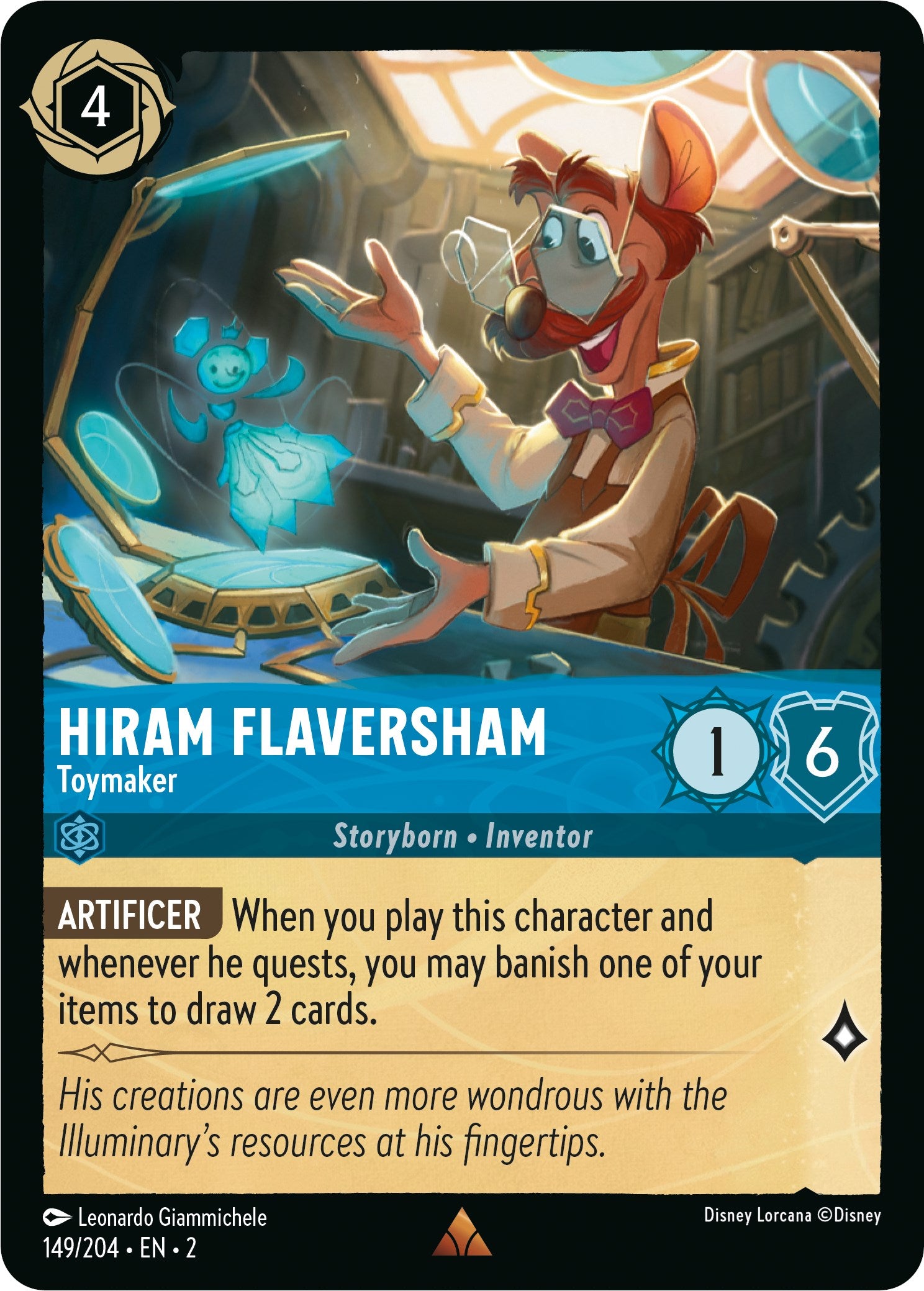 Hiram Flaversham - Toymaker (149/204) [Rise of the Floodborn] | Game Master's Emporium (The New GME)