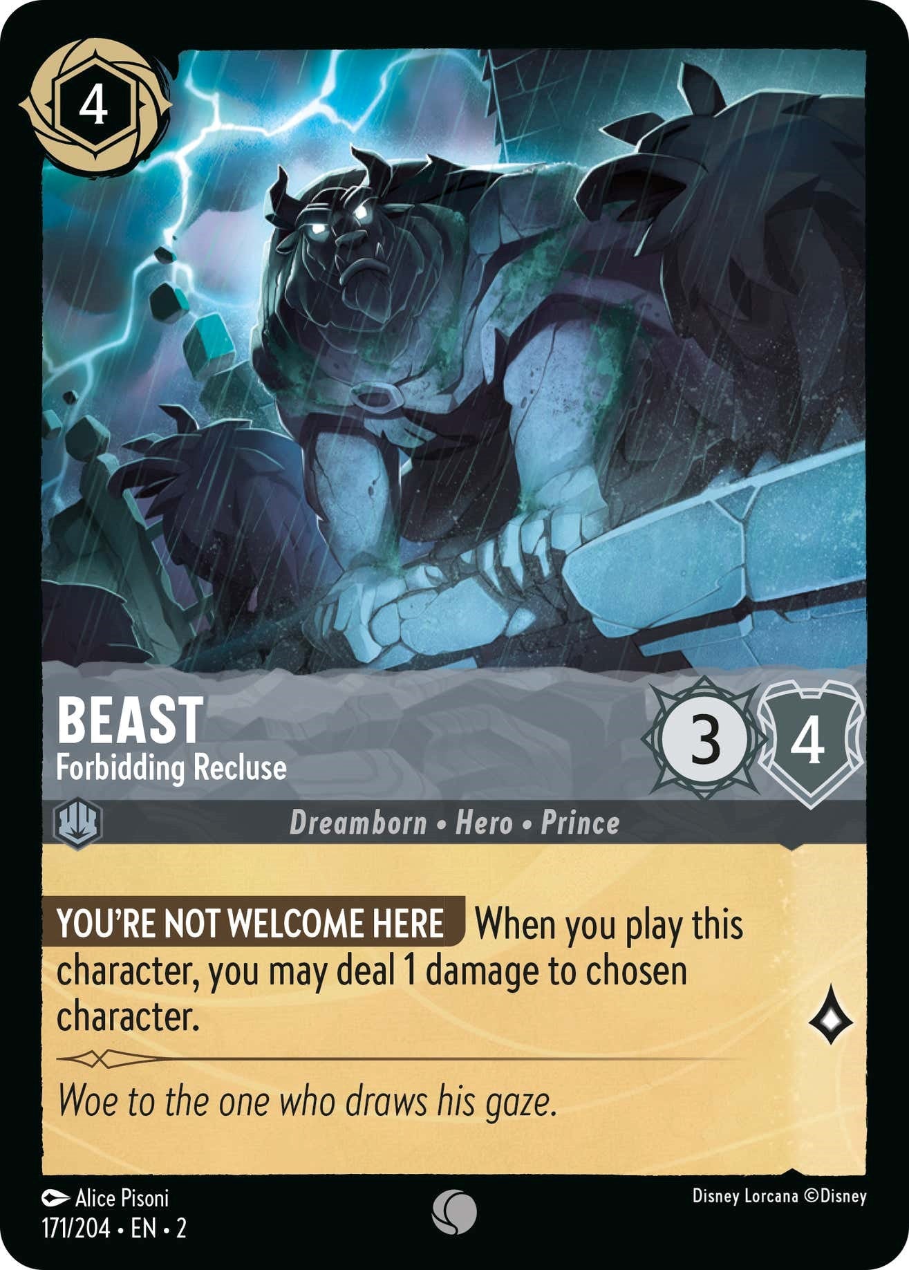 Beast - Forbidding Recluse (171/204) [Rise of the Floodborn] | Game Master's Emporium (The New GME)