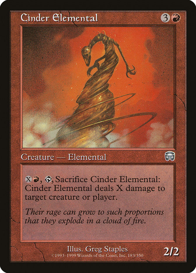Cinder Elemental [Mercadian Masques] | Game Master's Emporium (The New GME)