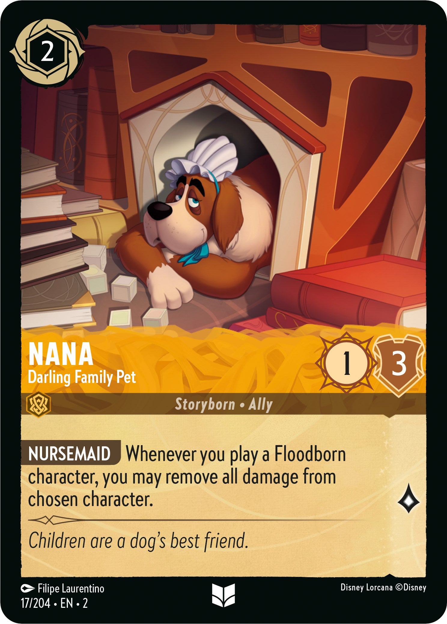 Nana - Darling Family Pet (17/204) [Rise of the Floodborn] | Game Master's Emporium (The New GME)