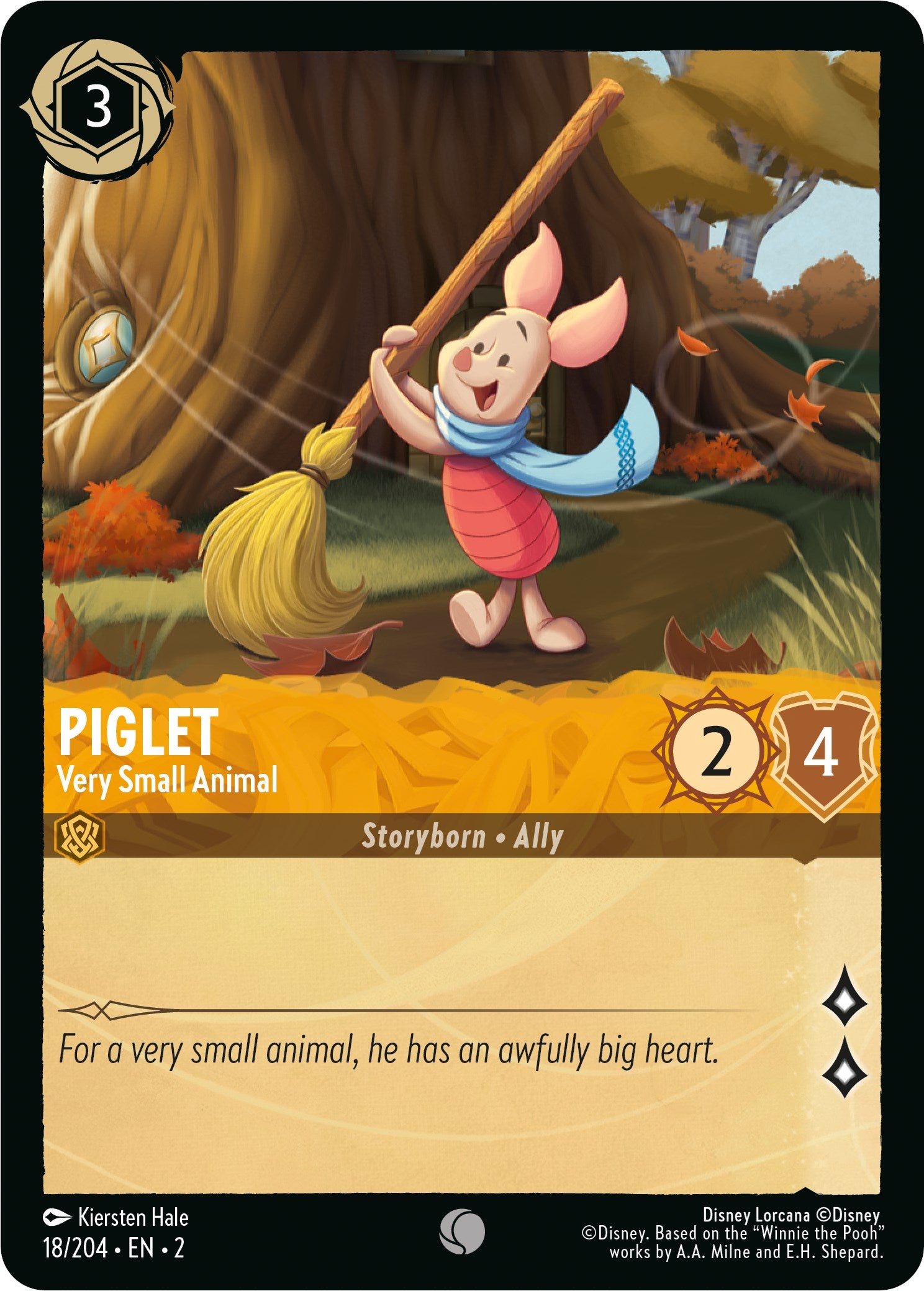 Piglet - Very Small Animal (18/204) [Rise of the Floodborn] | Game Master's Emporium (The New GME)