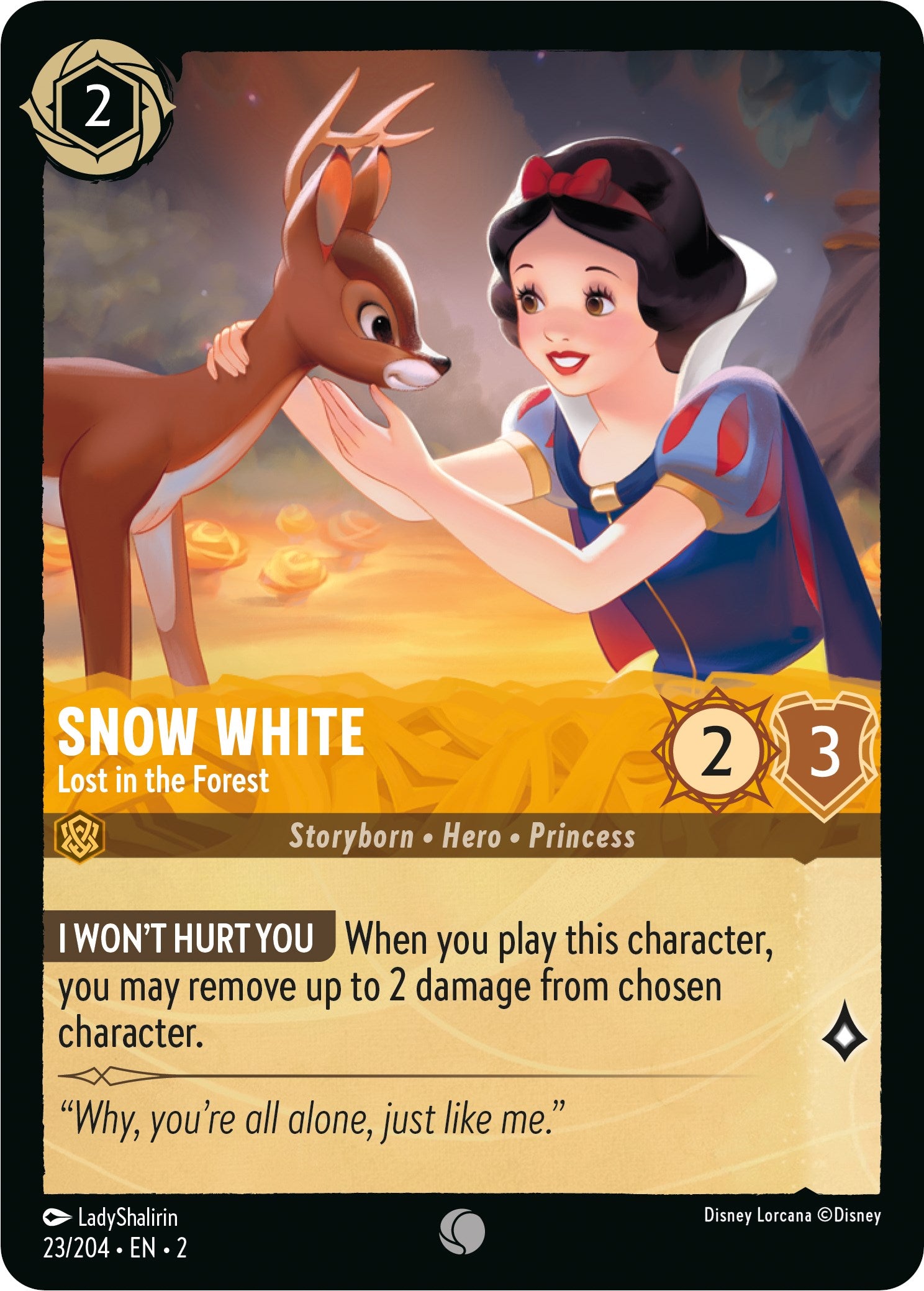 Snow White - Lost in the Forest (23/204) [Rise of the Floodborn] | Game Master's Emporium (The New GME)