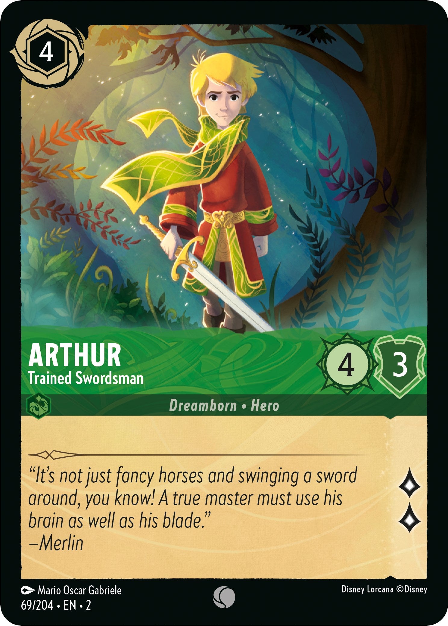 Arthur - Trained Swordsman (69/204) [Rise of the Floodborn] | Game Master's Emporium (The New GME)
