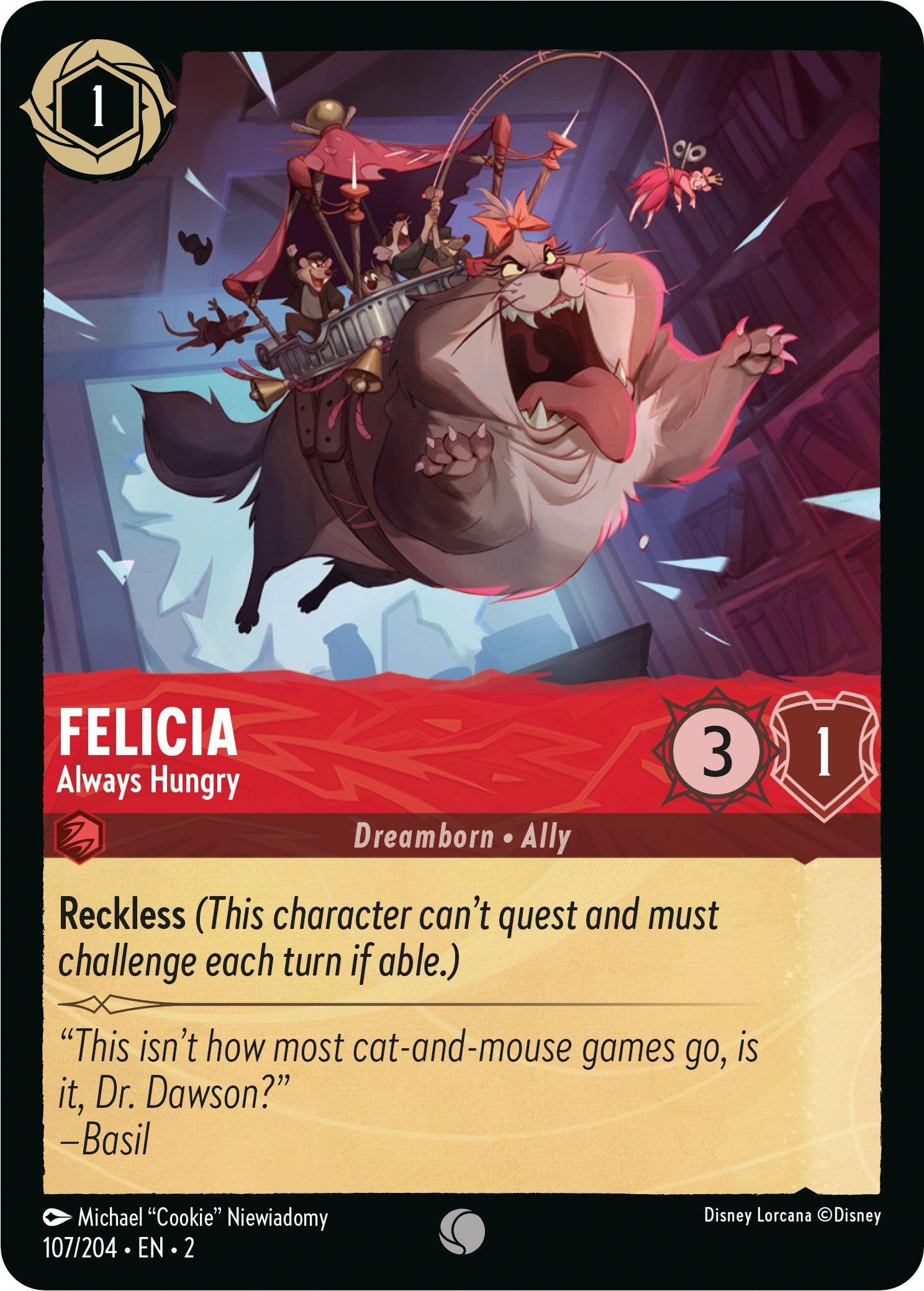 Felicia - Always Hungry (107/204) [Rise of the Floodborn] | Game Master's Emporium (The New GME)