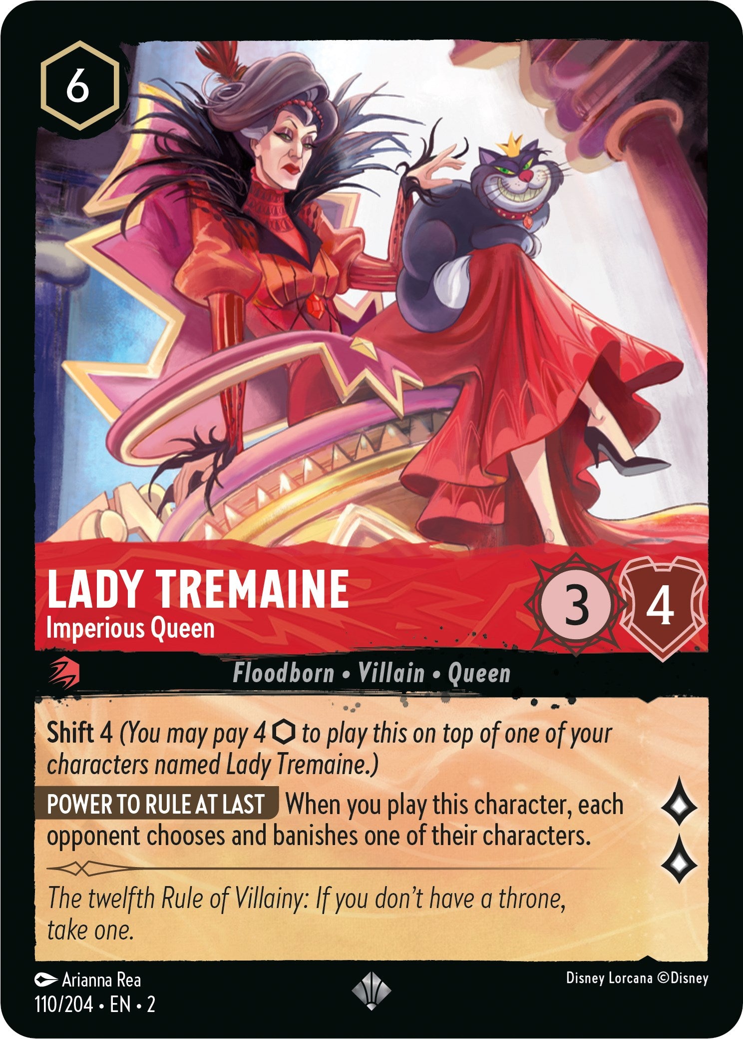 Lady Tremaine - Imperious Queen (110/204) [Rise of the Floodborn] | Game Master's Emporium (The New GME)