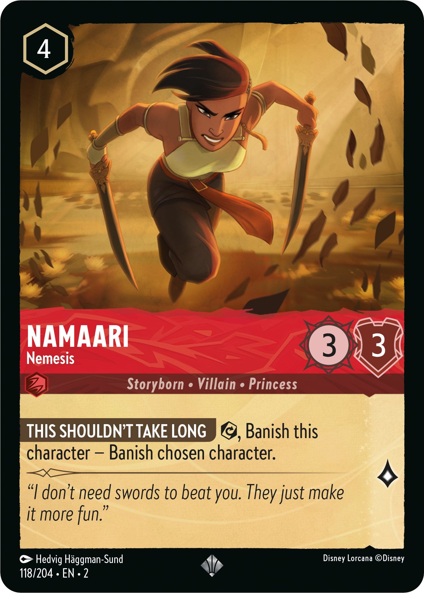 Namaari - Nemesis (118/204) [Rise of the Floodborn] | Game Master's Emporium (The New GME)