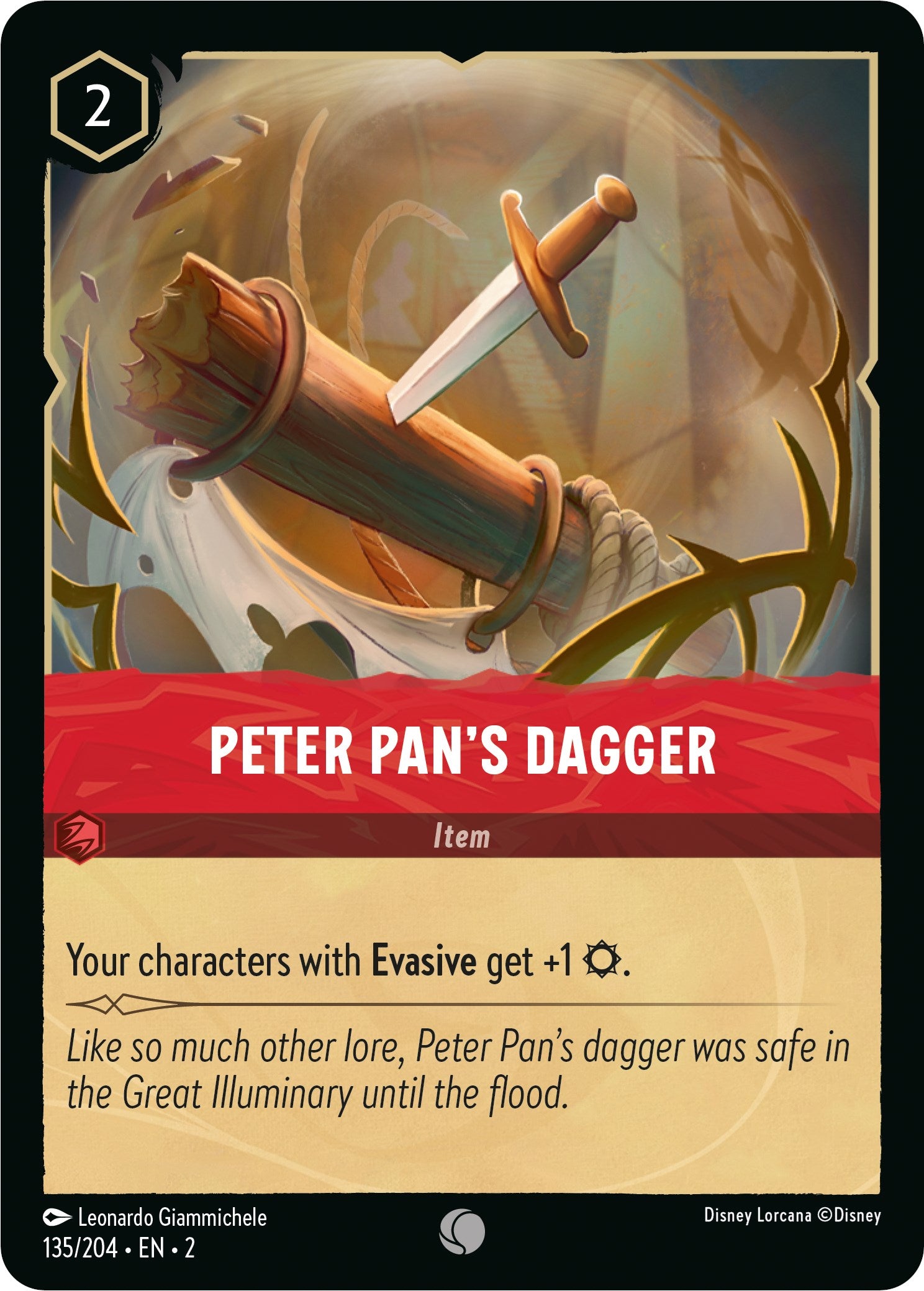 Peter Pan's Dagger (135/204) [Rise of the Floodborn] | Game Master's Emporium (The New GME)