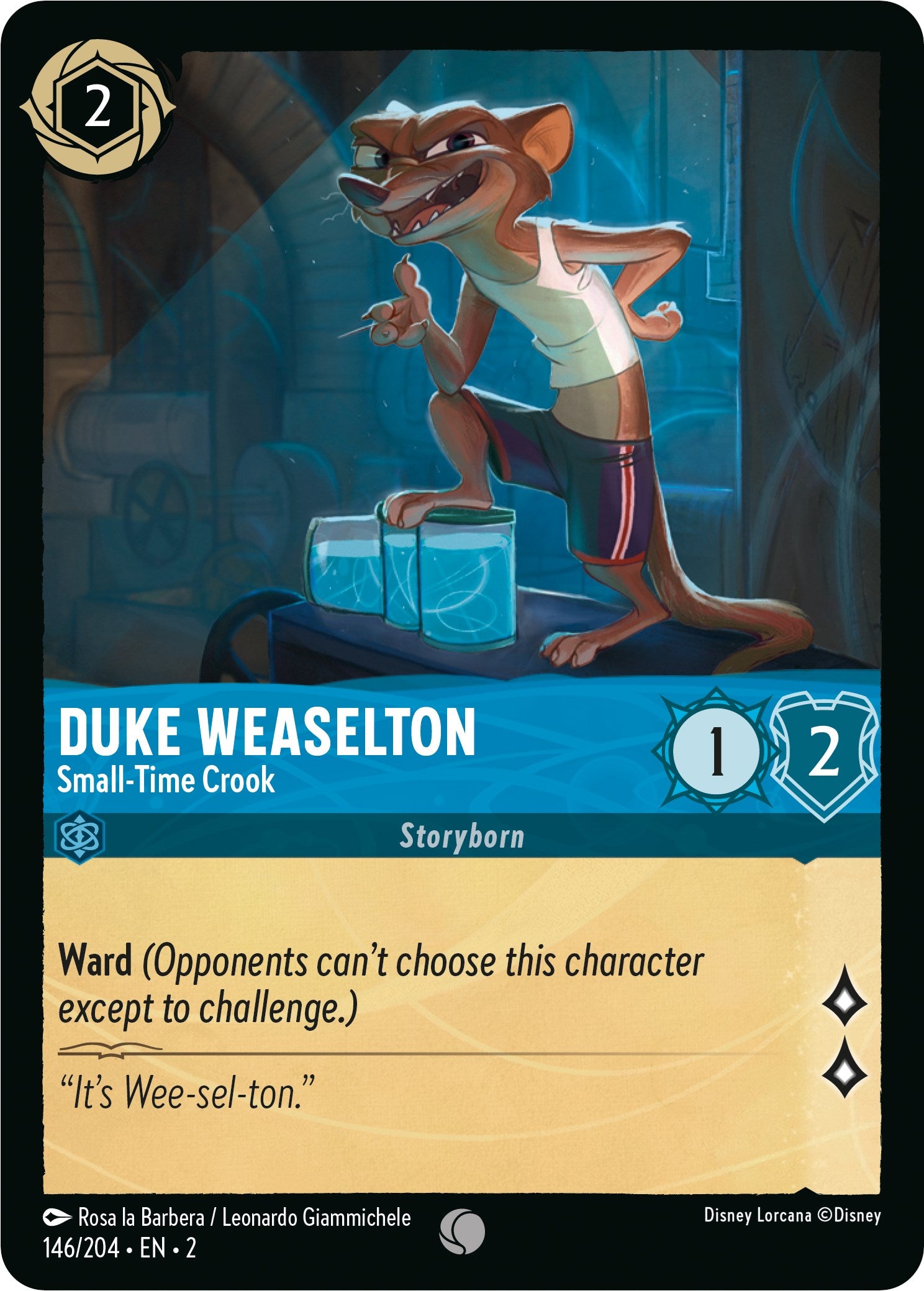 Duke Weaselton - Small-Time Crook (146/204) [Rise of the Floodborn] | Game Master's Emporium (The New GME)
