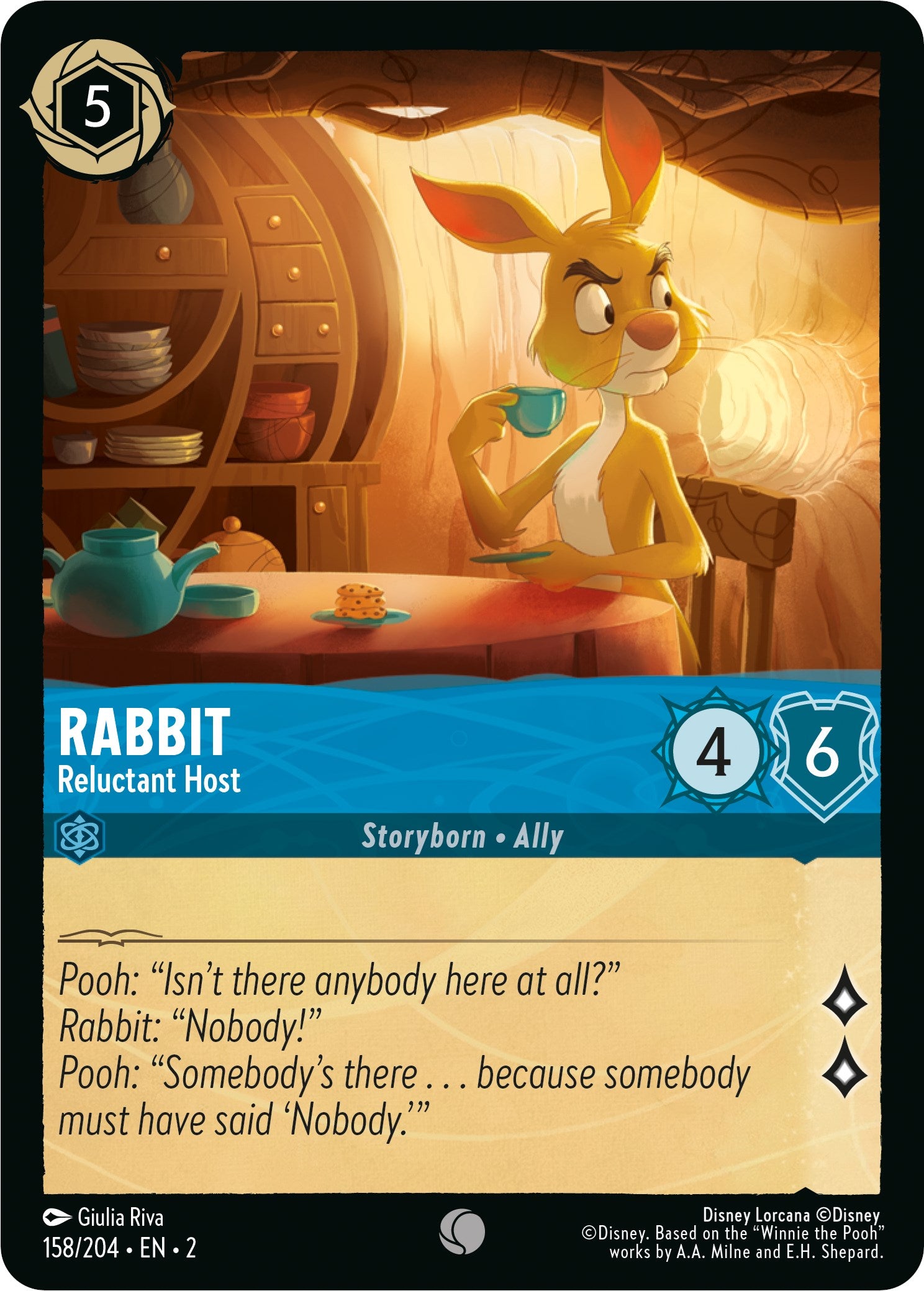 Rabbit - Reluctant Host (158/204) [Rise of the Floodborn] | Game Master's Emporium (The New GME)