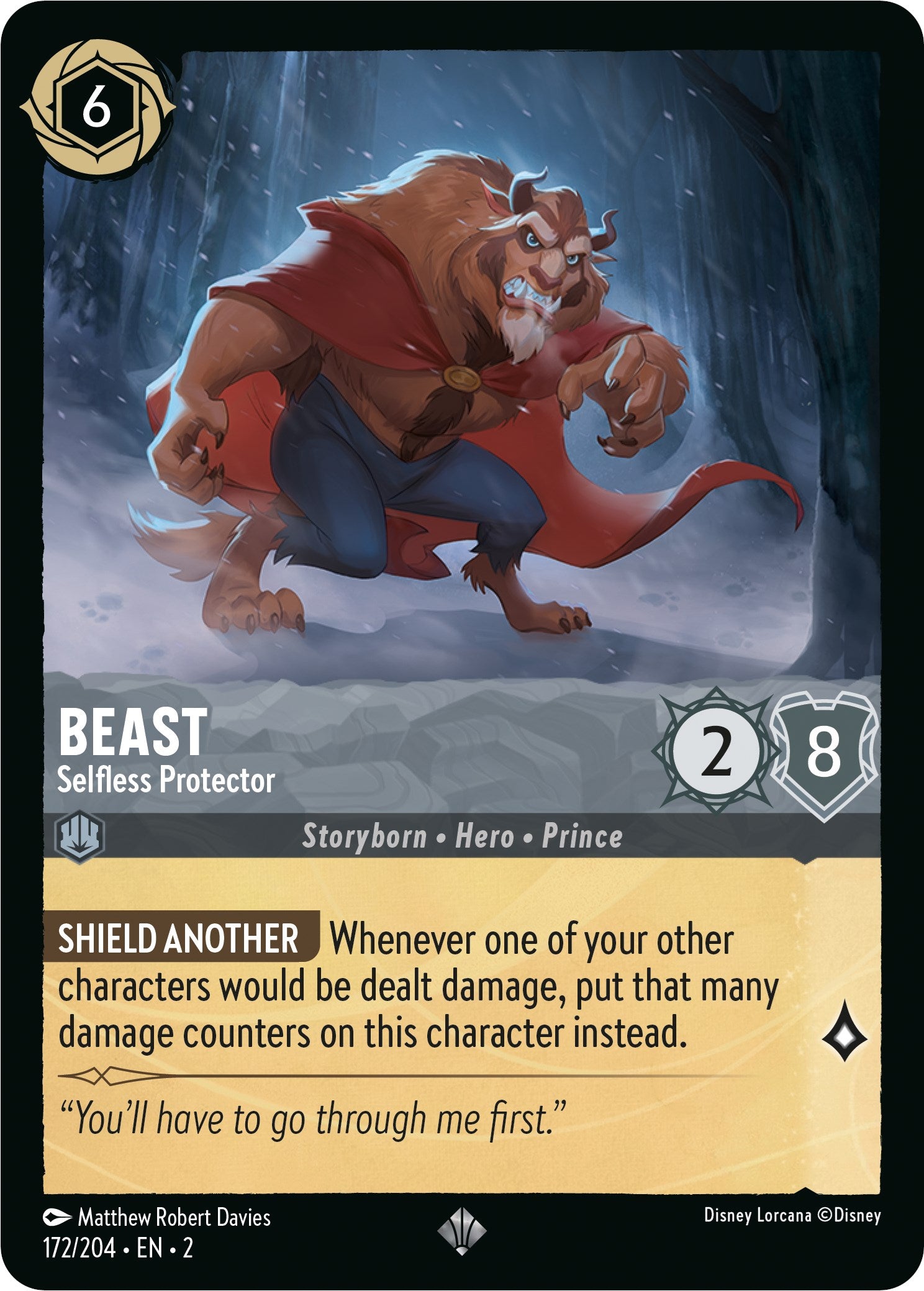Beast - Selfless Protector (172/204) [Rise of the Floodborn] | Game Master's Emporium (The New GME)