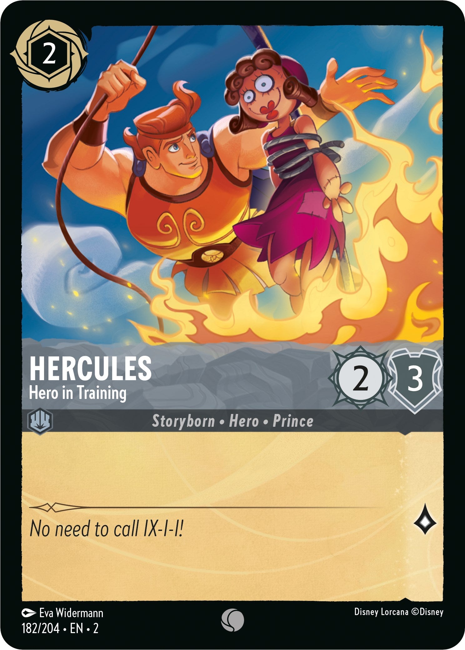 Hercules - Hero in Training (182/204) [Rise of the Floodborn] | Game Master's Emporium (The New GME)