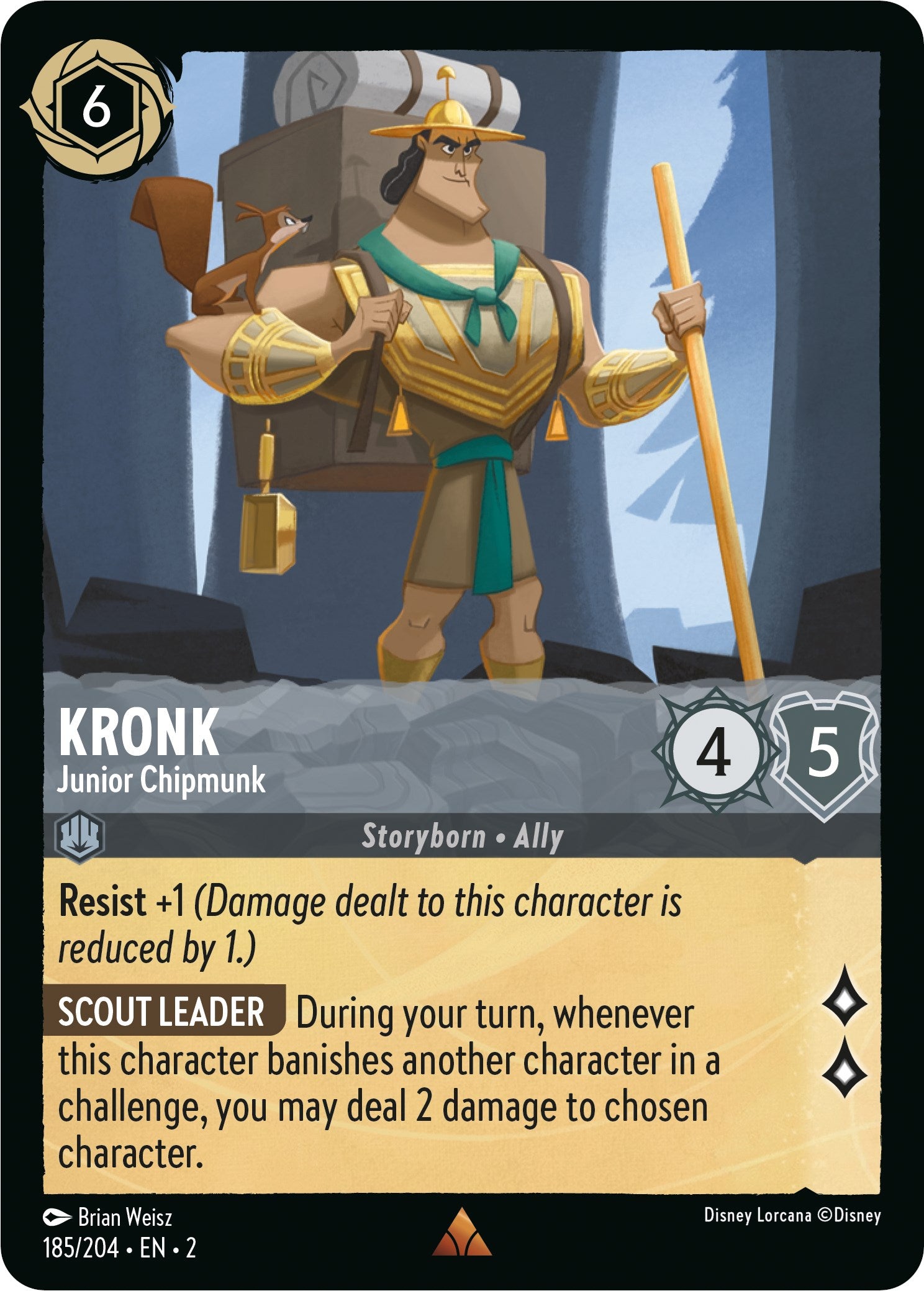 Kronk - Junior Chipmunk (185/204) [Rise of the Floodborn] | Game Master's Emporium (The New GME)