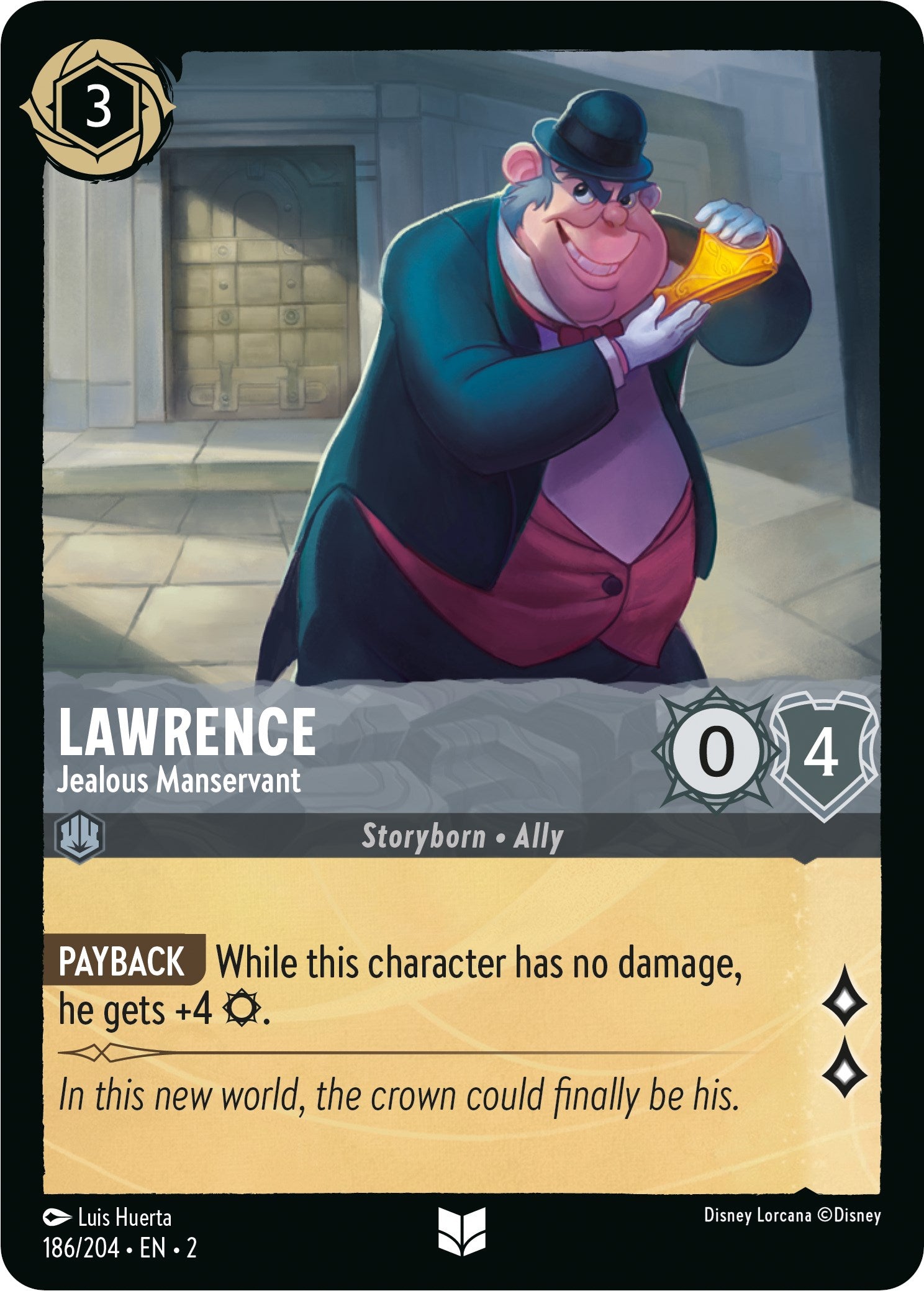 Lawrence - Jealous Manservant (186/204) [Rise of the Floodborn] | Game Master's Emporium (The New GME)