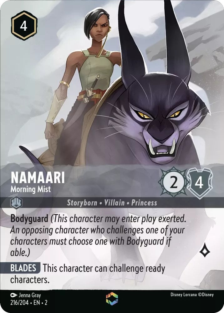 Namaari - Morning Mist (Enchanted) (216/204) [Rise of the Floodborn] | Game Master's Emporium (The New GME)