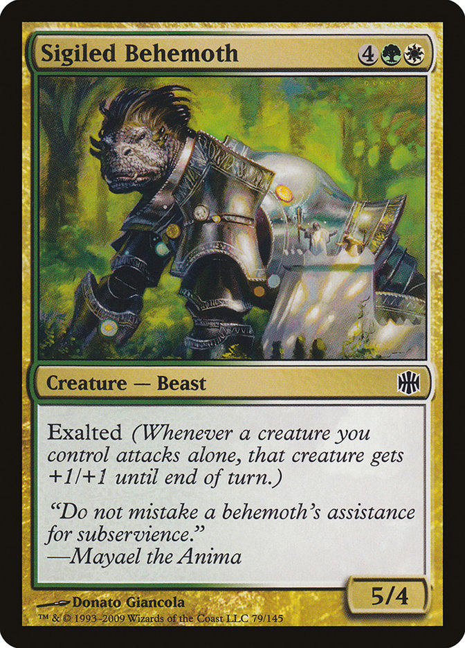 Sigiled Behemoth [Alara Reborn] | Game Master's Emporium (The New GME)