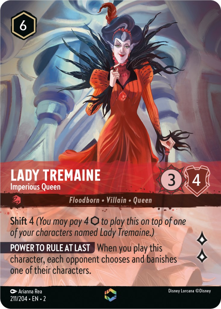 Lady Tremaine - Imperious Queen (Enchanted) (211/204) [Rise of the Floodborn] | Game Master's Emporium (The New GME)