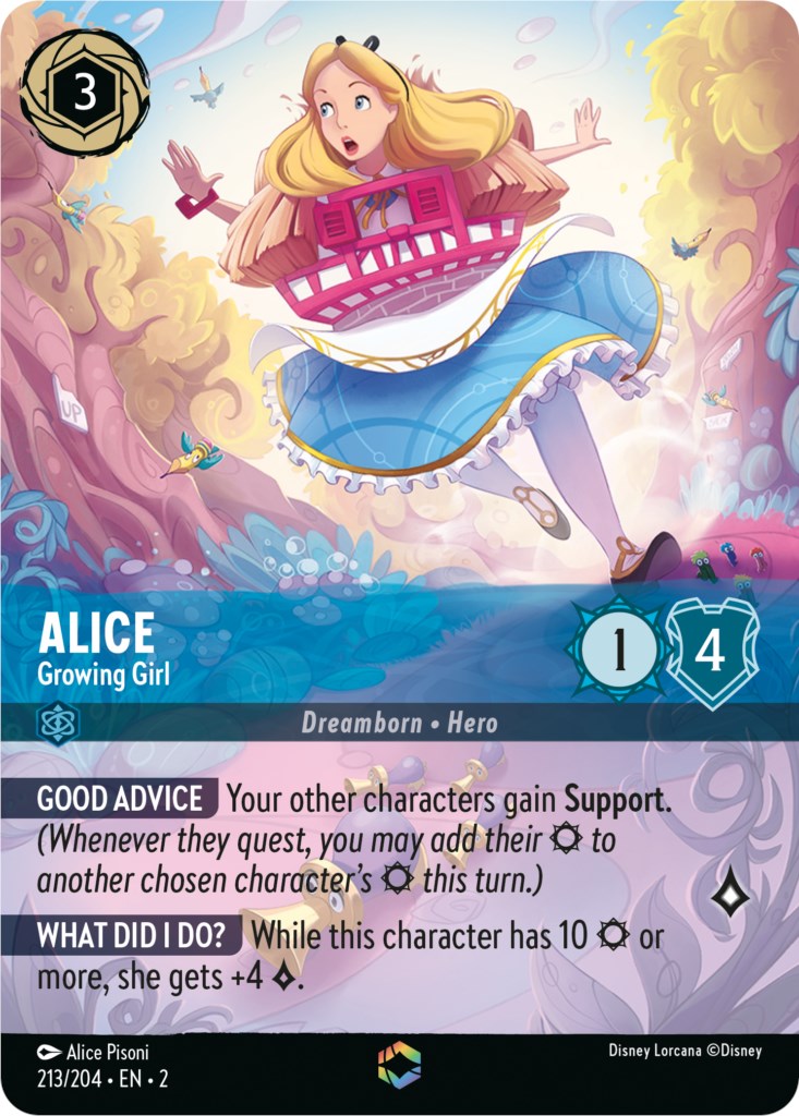 Alice - Growing Girl (Enchanted) (213/204) [Rise of the Floodborn] | Game Master's Emporium (The New GME)