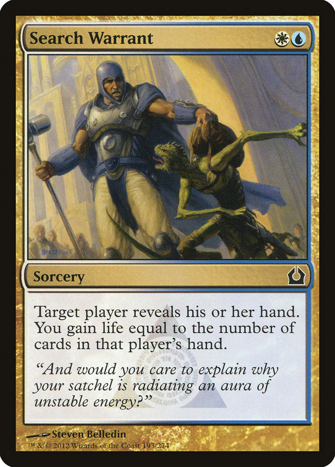 Search Warrant [Return to Ravnica] | Game Master's Emporium (The New GME)