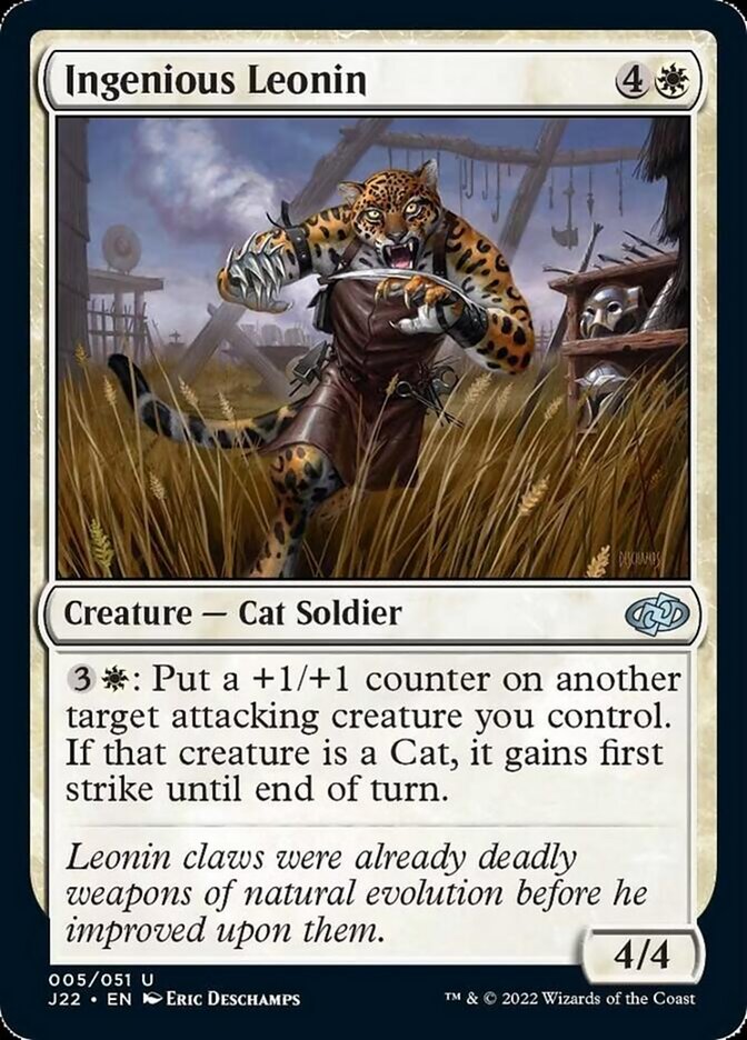 Ingenious Leonin [Jumpstart 2022] | Game Master's Emporium (The New GME)
