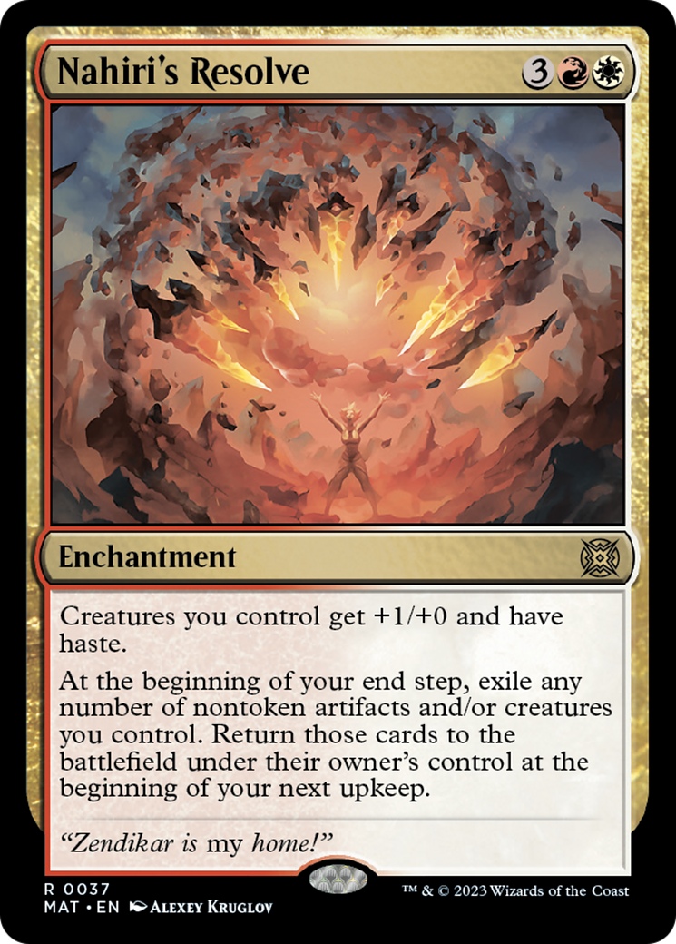 Nahiri's Resolve [March of the Machine: The Aftermath] | Game Master's Emporium (The New GME)
