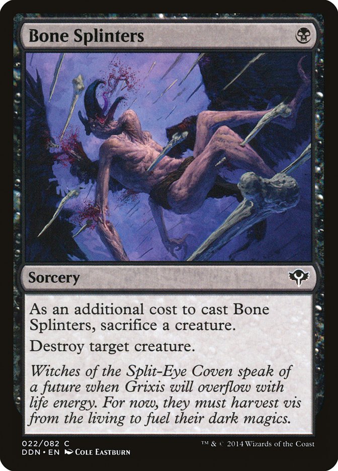 Bone Splinters [Duel Decks: Speed vs. Cunning] | Game Master's Emporium (The New GME)