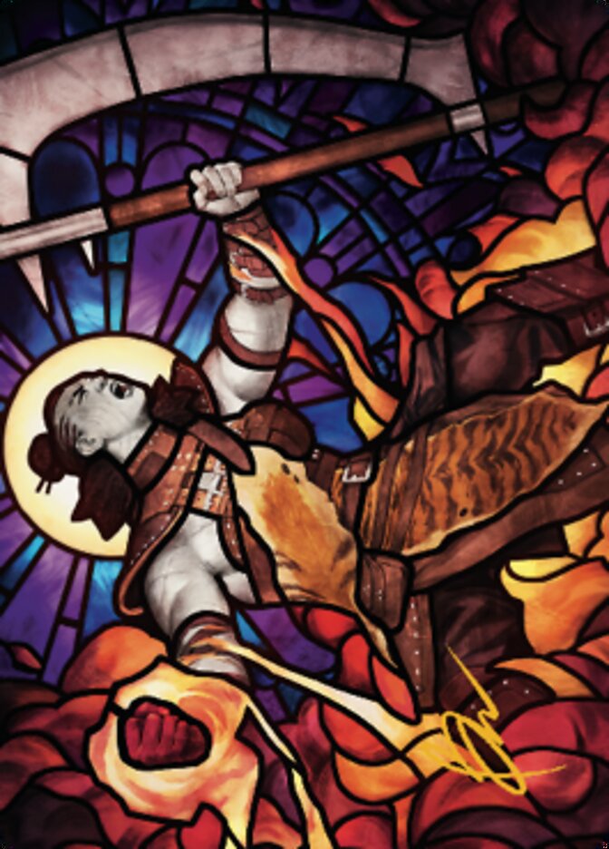Garna, Bloodfist of Keld Art Card (Gold-Stamped Signature) [Dominaria United Art Series] | Game Master's Emporium (The New GME)