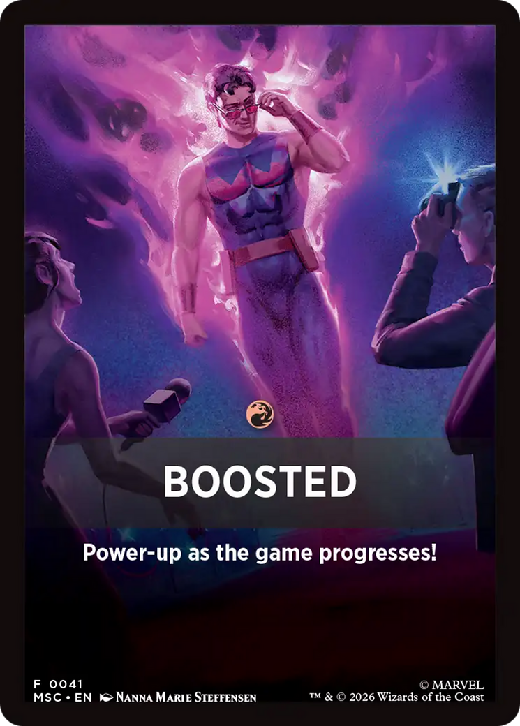 Boosted Theme Card [Marvel Super Heroes Commander] | Game Master's Emporium (The New GME)