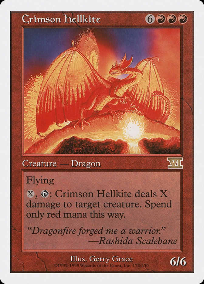 Crimson Hellkite [Classic Sixth Edition] | Game Master's Emporium (The New GME)