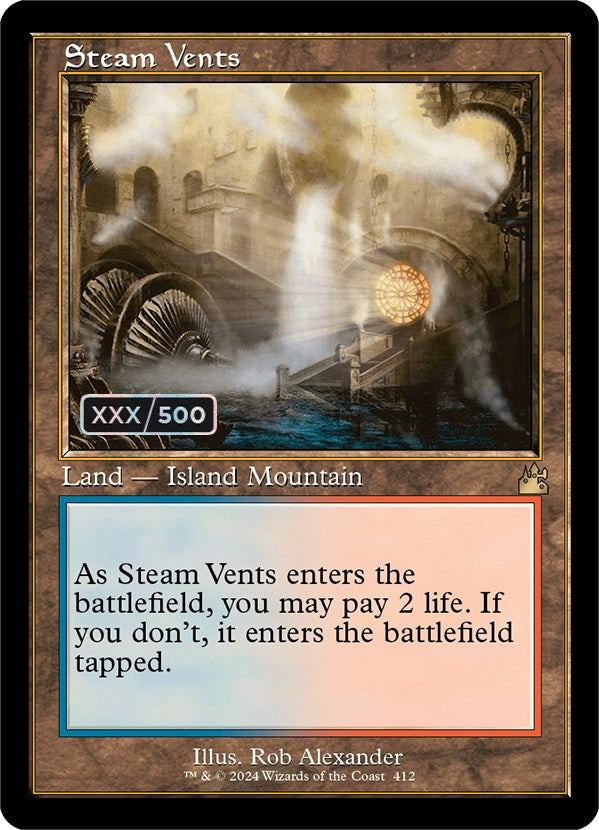 Steam Vents (Retro) (Serialized) [Ravnica Remastered] | Game Master's Emporium (The New GME)