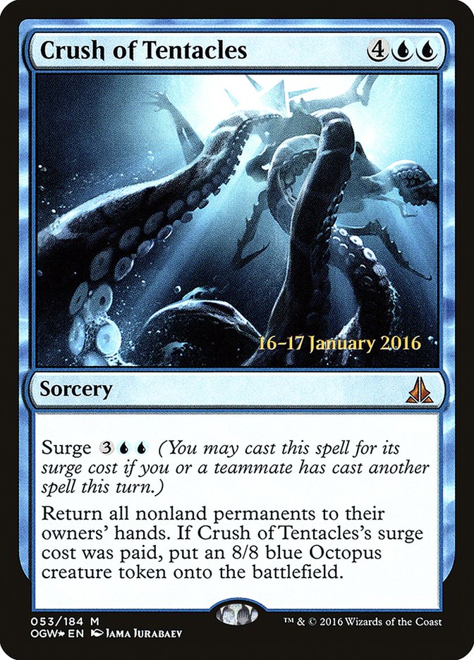 Crush of Tentacles [Oath of the Gatewatch Prerelease Promos] | Game Master's Emporium (The New GME)