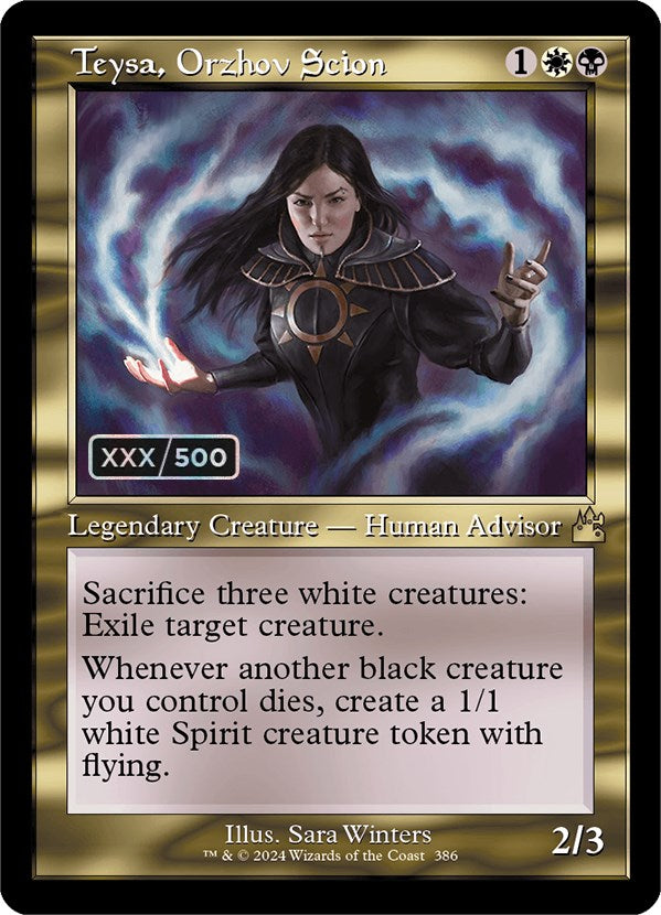Teysa, Orzhov Scion (Retro) (Serialized) [Ravnica Remastered] | Game Master's Emporium (The New GME)