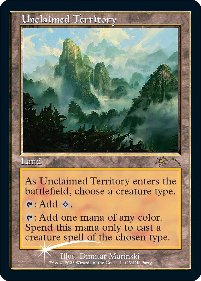 Unclaimed Territory (Retro) [Wizards Play Network 2023] | Game Master's Emporium (The New GME)