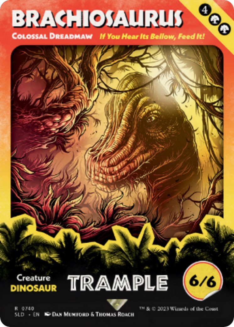 Brachiosaurus - Colossal Dreadmaw [Secret Lair Drop Series] | Game Master's Emporium (The New GME)