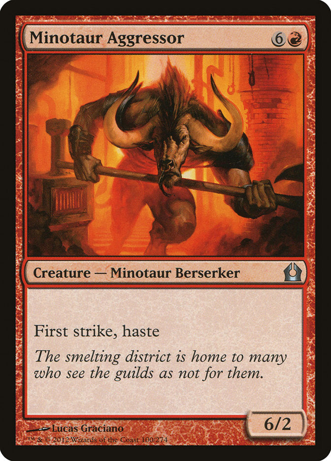 Minotaur Aggressor [Return to Ravnica] | Game Master's Emporium (The New GME)