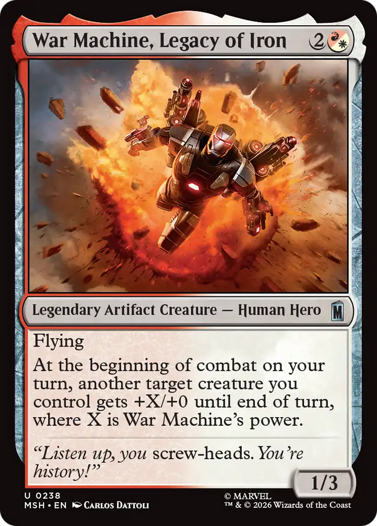 War Machine, Legacy of Iron [Marvel Super Heroes] | Game Master's Emporium (The New GME)