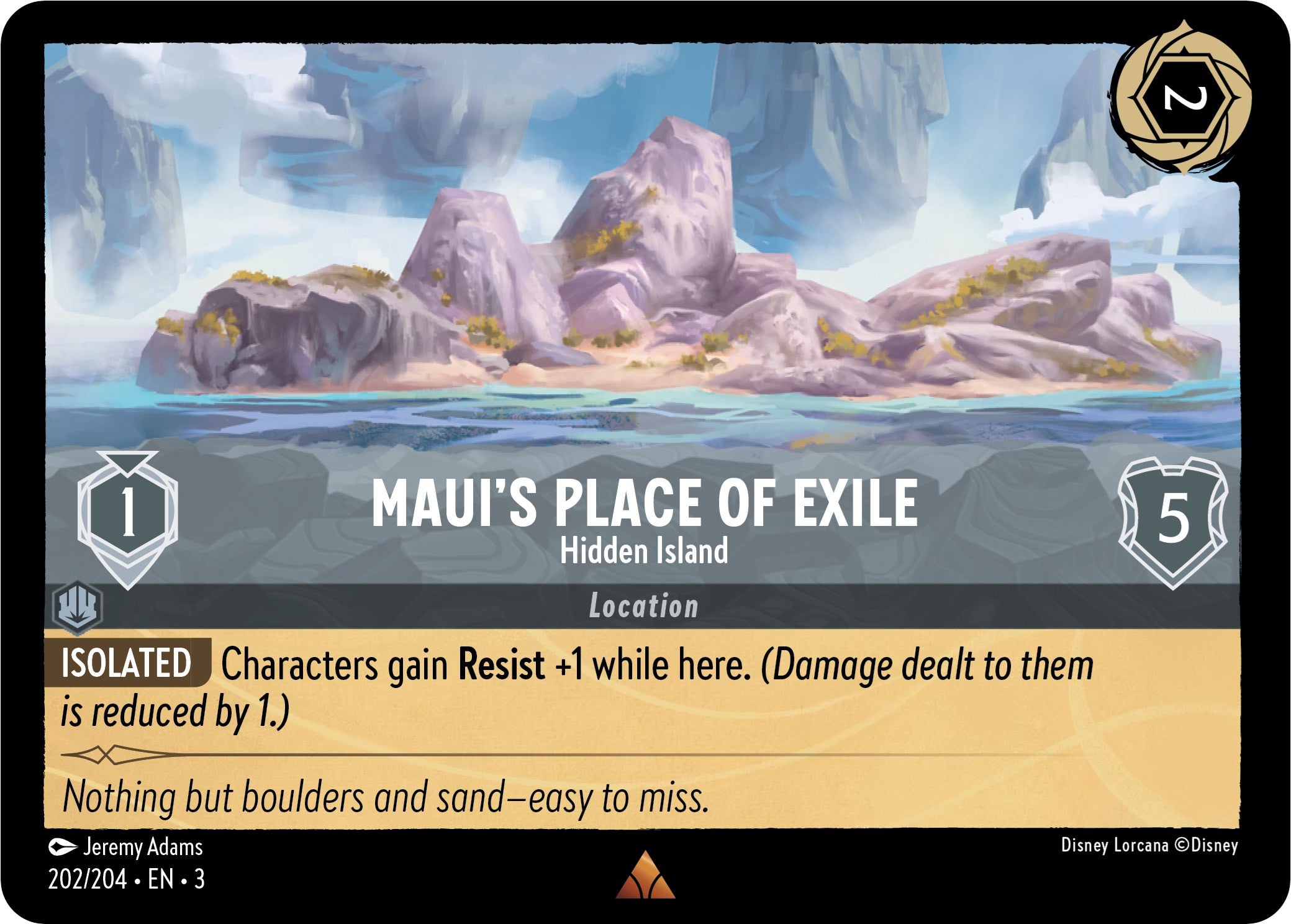 Maui's Place of Exile - Hidden Island (202/204) [Into the Inklands] | Game Master's Emporium (The New GME)