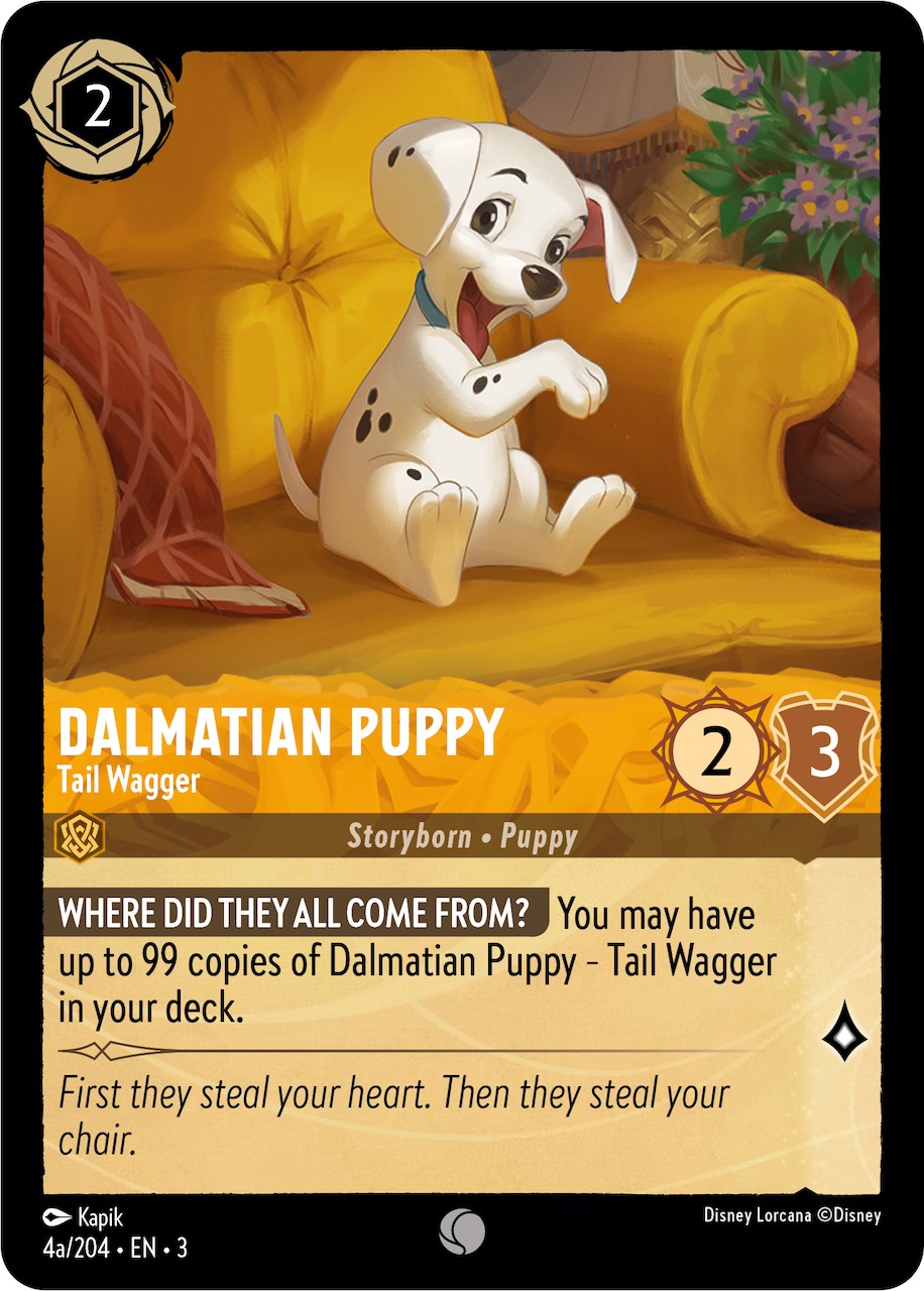 Dalmatian Puppy - Tail Wagger (4a) (4a/204) [Into the Inklands] | Game Master's Emporium (The New GME)