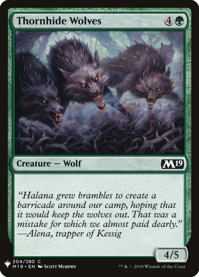 Thornhide Wolves [Mystery Booster] | Game Master's Emporium (The New GME)