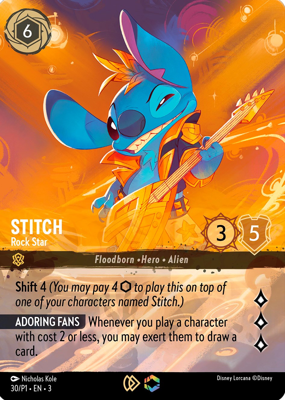 Stitch - Rock Star (Store Championship) (30) [Promo Cards] | Game Master's Emporium (The New GME)
