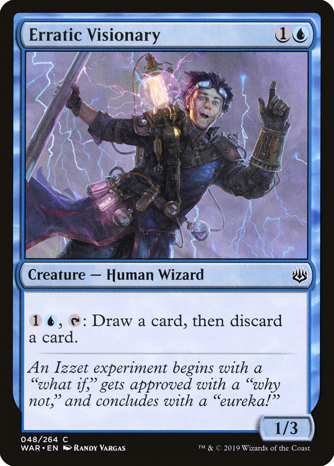 Erratic Visionary [War of the Spark] | Game Master's Emporium (The New GME)