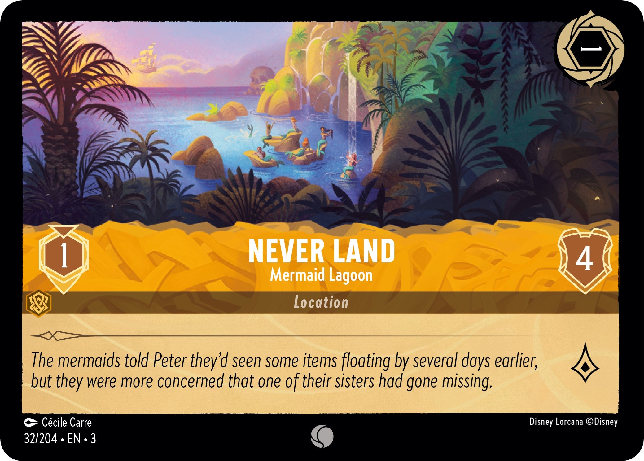 Never Land - Mermaid Lagoon (32/204) [Into the Inklands] | Game Master's Emporium (The New GME)
