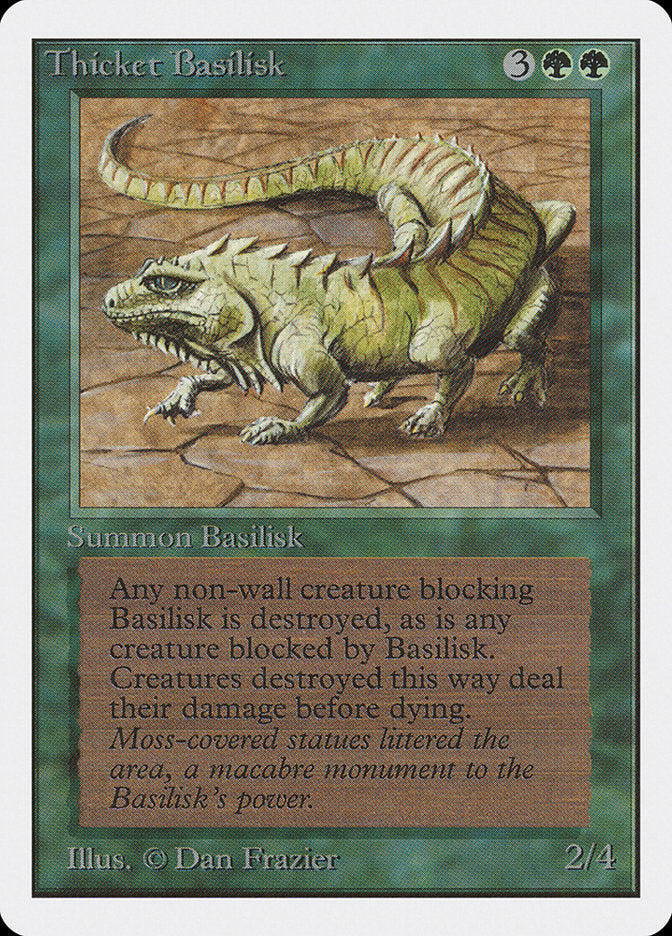 Thicket Basilisk [Unlimited Edition] | Game Master's Emporium (The New GME)