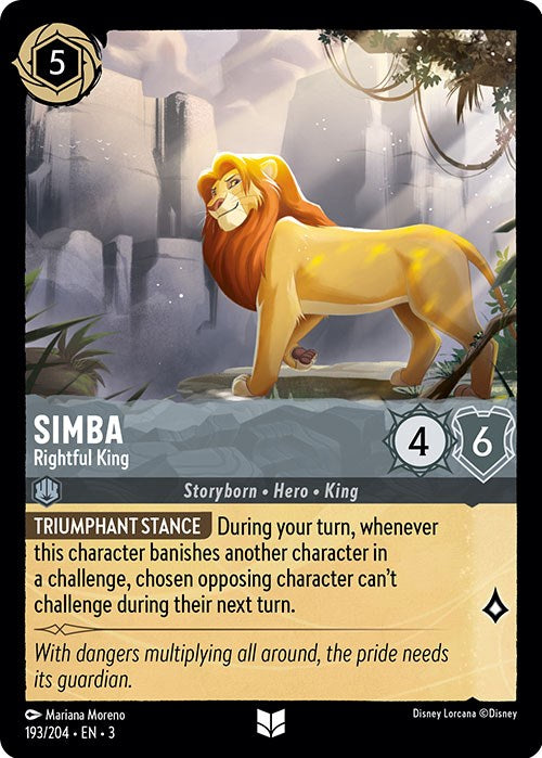 Simba - Rightful King (193/204) [Into the Inklands] | Game Master's Emporium (The New GME)