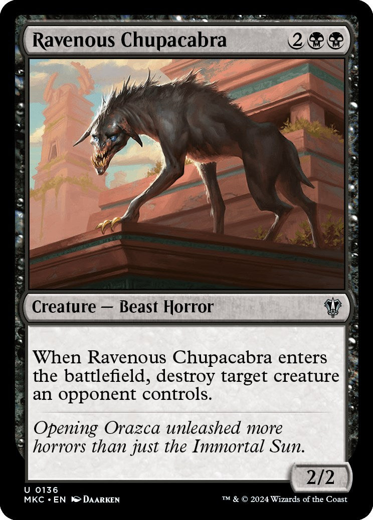 Ravenous Chupacabra [Murders at Karlov Manor Commander] | Game Master's Emporium (The New GME)