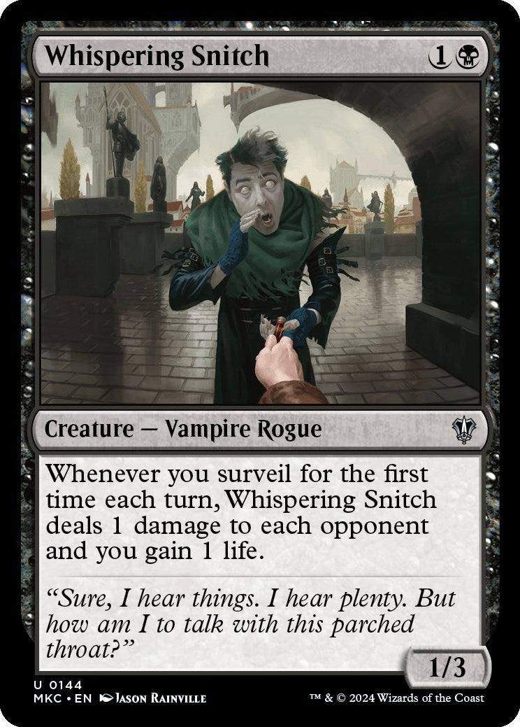 Whispering Snitch [Murders at Karlov Manor Commander] | Game Master's Emporium (The New GME)