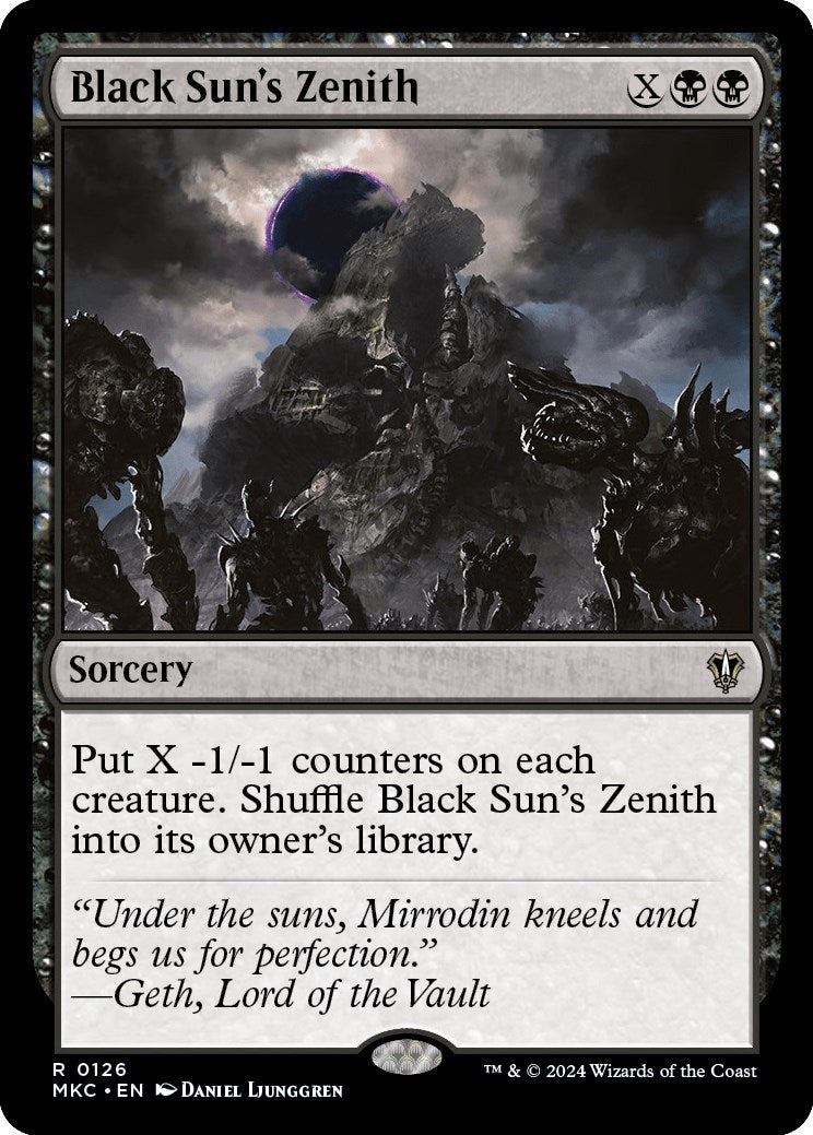 Black Sun's Zenith [Murders at Karlov Manor Commander] | Game Master's Emporium (The New GME)